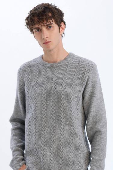 Standard Fit Crew Neck Knitwear Pullover