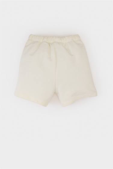 Baby Boy Regular Fit Slogan Printed Shorts