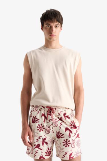 Шорты для плавания с сетчатой подкладкой и укороченной длиной