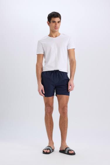 Mesh Lined Short Length Swim Shorts