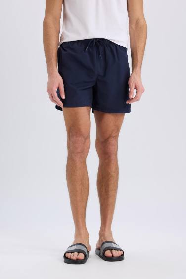 Mesh Lined Short Length Swim Shorts