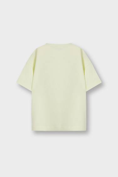 Baby Boy Regular Fit Slogan Printed T-Shirt