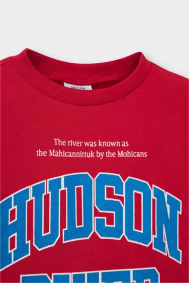 تيشيرت بيبي ولادي نص ردن قصة عادية بطبعة شعار