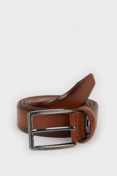 Man Leather Jean Belt