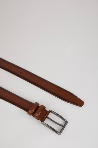 Erkek Sığır Derisi Günlük Kemer