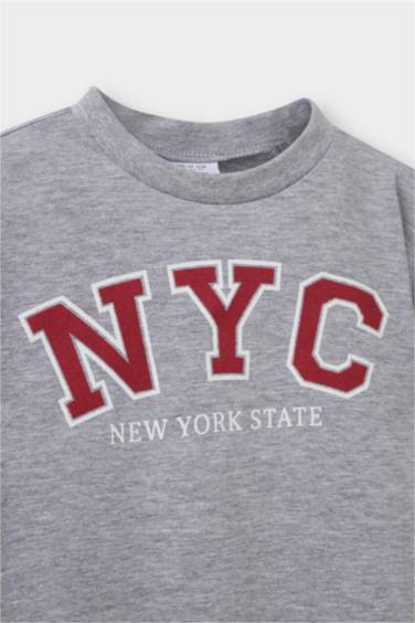 تيشيرت بيبي ولادي نص ردن قصة عادية بطبعة شعار