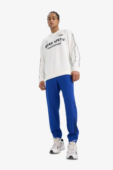 DeFactoFit Boxy Fit Hooded Sports Sweatshirt