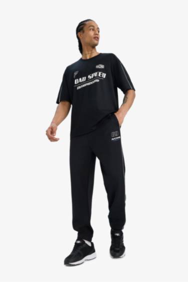 DeFactoFit Standard Fit Elastic Band Scuba Fabric Sweatpants