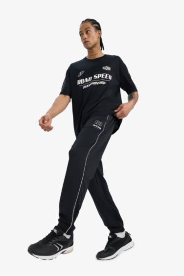 DeFactoFit Standard Fit Elastic Band Scuba Fabric Sweatpants