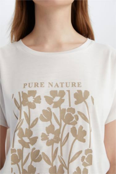 Traditional Regular Fit Floral Short Sleeve T-Shirt