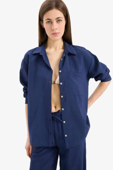 لبس بحر قطن قصة عادية من Fall in Love