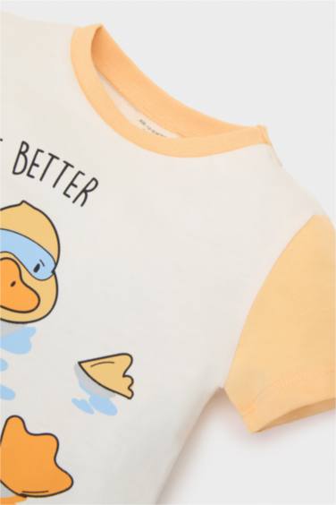 Baby Boy Printed Short Cotton Top Shorts 2 Piece Pajama Set