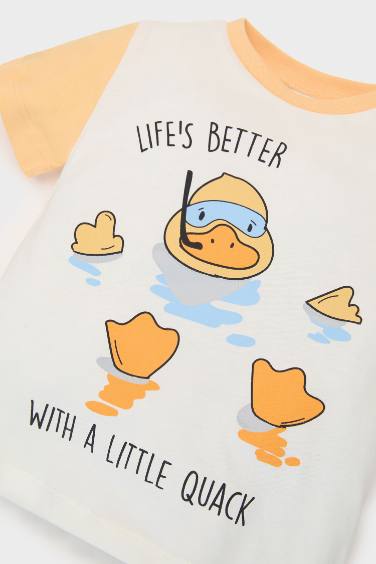 Baby Boy Printed Short Cotton Top Shorts 2 Piece Pajama Set