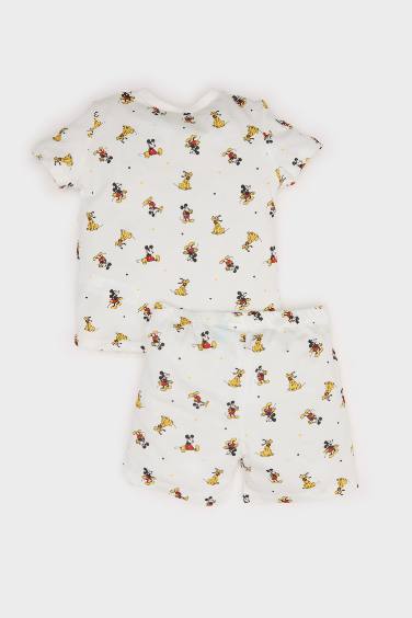Комплект пижамы Disney Mickey & Minnie для мальчиков с коротким рукавом и шортами на резинке