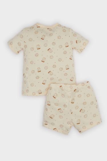 Baby Boy Cotton Top Shorts 2 Piece Pajama Set