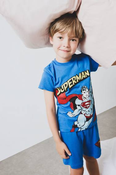 Baby Boy Superman Cotton 2 Piece Pajama Set