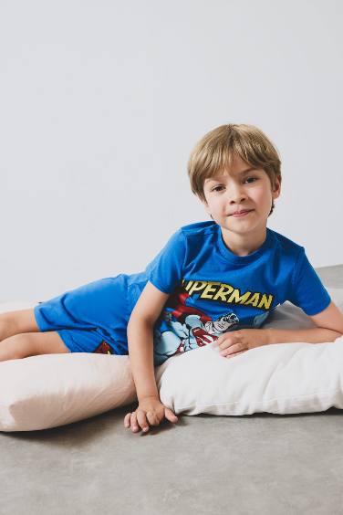 Baby Boy Superman Cotton 2 Piece Pajama Set