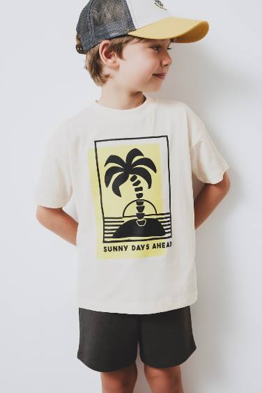 سيت بيبي ولادي بطبعة نخيل - قطعتين