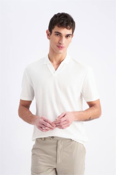 تيشيرت بولو كرنكيل نص كم قصة عادية