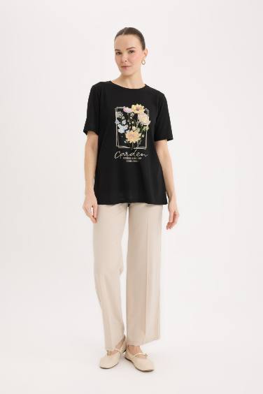 Regular Fit Crew Neck Short Sleeve T-Shirt