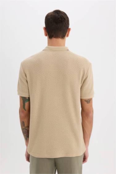 Regular Fıt Kısa Kollu Polo Tişört - Görsel 6