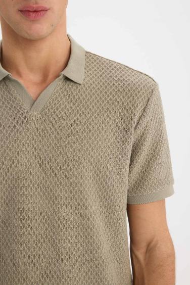 Regular Fit Short Sleeve Polo T-Shirt