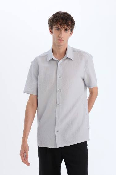 قميص بولو نص كم صيفي كرنكيل قصة عادية