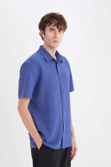 قميص بولو نص كم صيفي كرنكيل قصة عادية