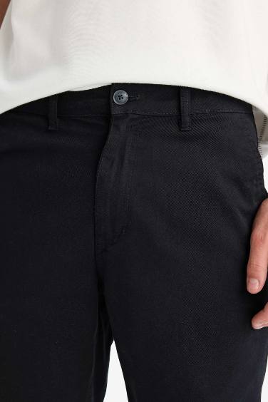 Cotton Regular Fit Bermuda Shorts