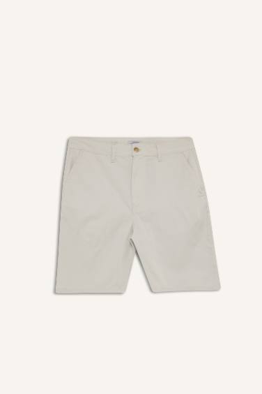 %100 Pamuk Regular Fit Bermuda Şort