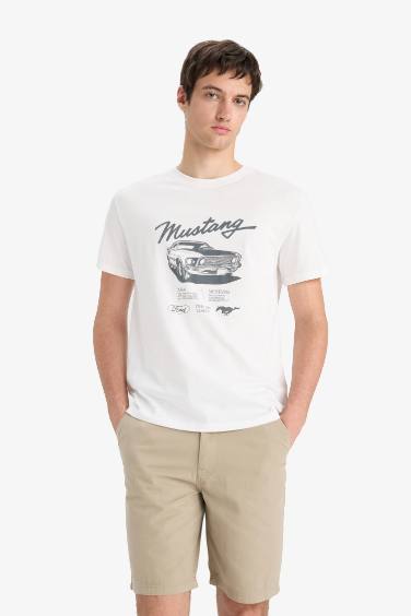 Cotton Regular Fit Bermuda Shorts