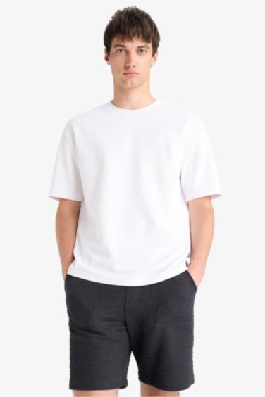 Relax Fit Tied Waist Bermuda Shorts