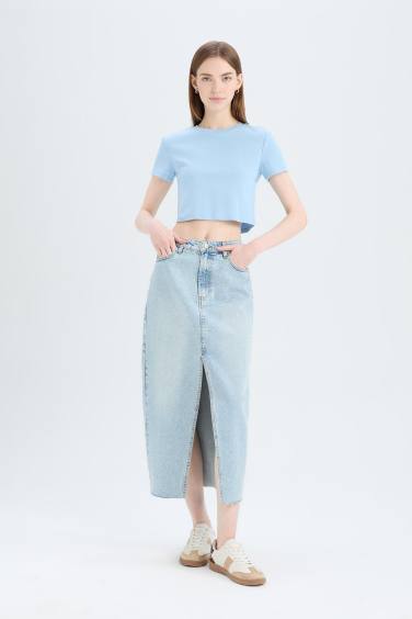 Long Fit Midi Jean Etek