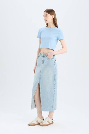 Long Fit Midi Jean Etek