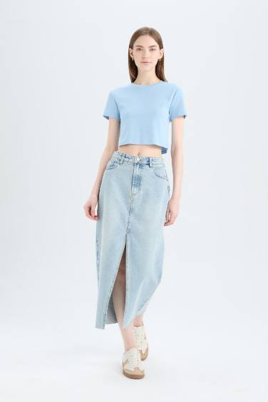 Long Fit Midi Jean Etek