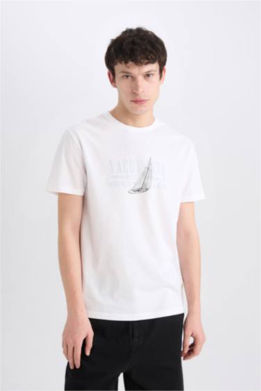 Regular Fit Crew Neck Short Sleeve T-Shirt