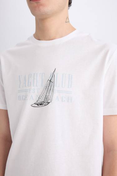 Regular Fit Crew Neck Short Sleeve T-Shirt