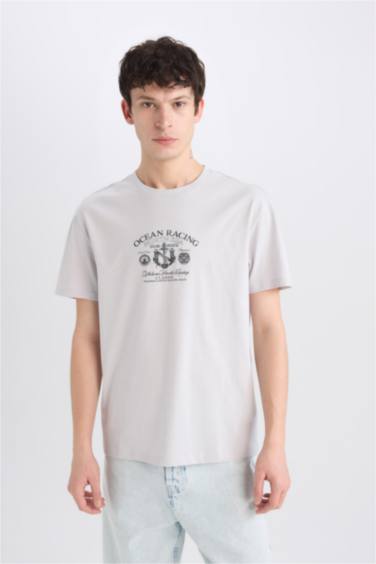 Regular Fit Crew Neck Short Sleeve T-Shirt