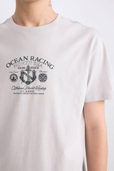 Regular Fit Crew Neck Short Sleeve T-Shirt