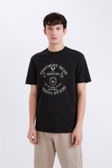 Regular Fit Crew Neck Short Sleeve T-Shirt