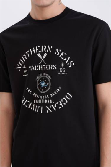 Regular Fit Crew Neck Short Sleeve T-Shirt