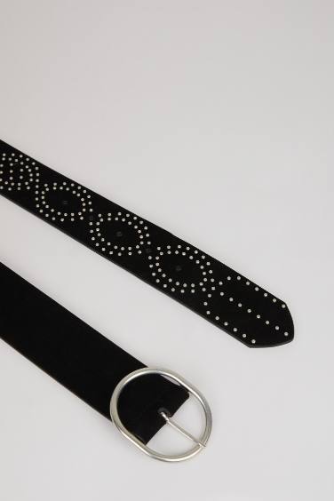 Woman Faux Leather Belt