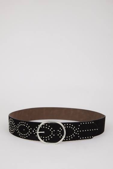 Woman Faux Leather Belt