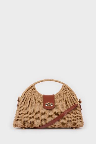 Woman Straw Shoulder Bag