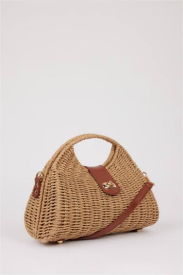 Woman Straw Shoulder Bag
