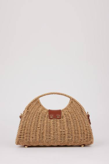 Woman Straw Shoulder Bag