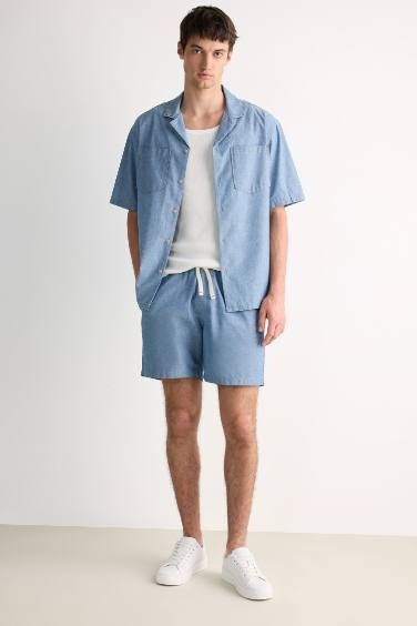 Cotton Relax Fit Denim Shirt