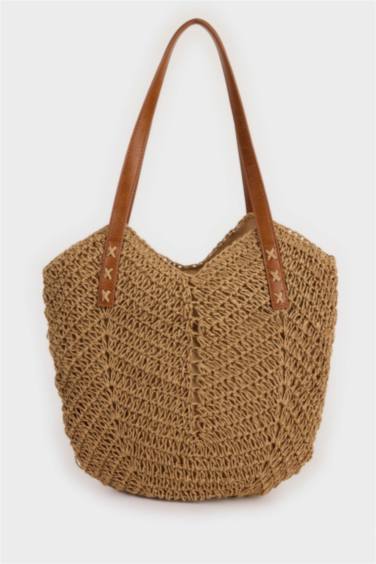 Woman Straw Shoulder Bag