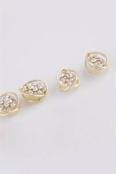 تراجي نسائي ذهبي - قطعتين