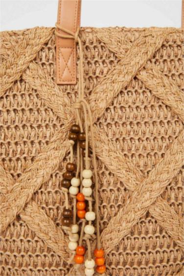 Woman Straw Shoulder Bag